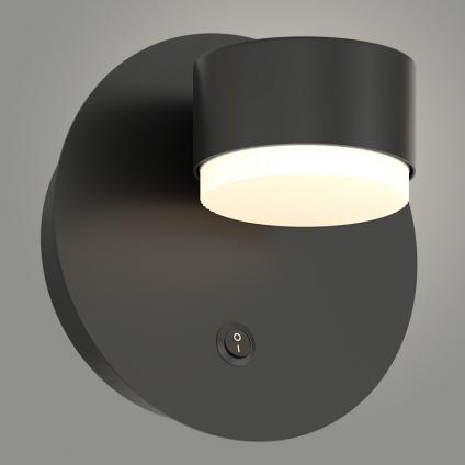 Бра XI4519/1 BK черный 1х15W GX53 d150 h150, HN25